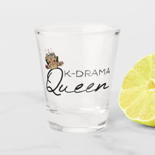 Copo De Shot Rainha de K-Drama com a Coroa Coreana SOJU