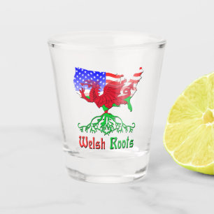 Copo De Shot Raízes Galesas Americanas