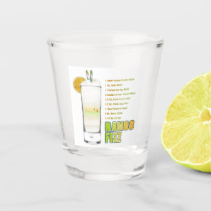 Copo De Shot Ramos Gin Fizz Cocktail Recebe Arte