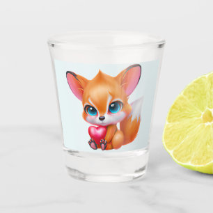 Copo De Shot Raposa Bebê Adorável