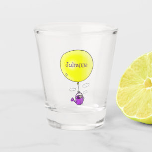 Copo De Shot Rato bonito em água pode com desenho animado de ba