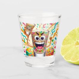 Copo De Shot Rave Party Shot Glass – vibrant Fun 