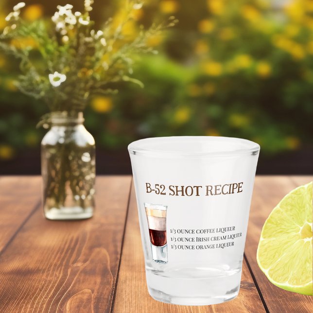 Copo De Shot Receita do Shot B-52  (Criador carregado)