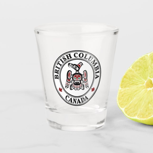 Copo De Shot Red Black Kaigani Thunderbird Americano (Frente)