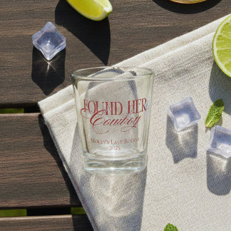 Copo De Shot Red Personalizado Encontrou Sua Bachelorette De Co