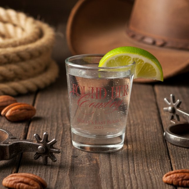 Copo De Shot Red Personalizado Encontrou Sua Bachelorette De Co (Pack your boots and cowboy hat for an epic bachelorette weekend! )