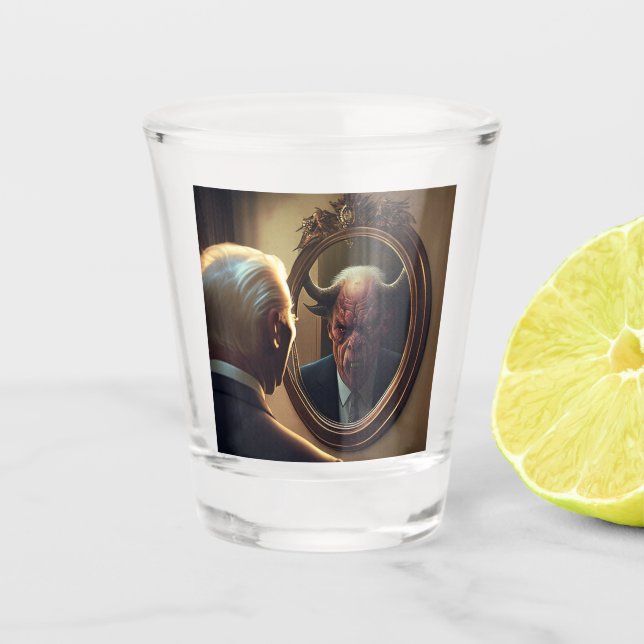 Copo De Shot Reflexões de Mau (Frente)