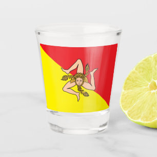 Copo De Shot Região Siciliana e Sicília Patrimônio nacional/