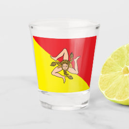 Copo De Shot Região Siciliana e Sicília Patrimônio nacional/esp