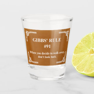 Copo De Shot regra 91 de Gibbs