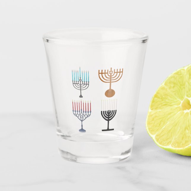 Copo De Shot Religião Judaica Hanukkah (Frente)