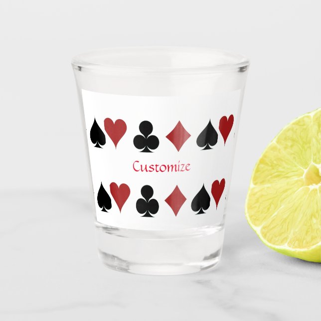 Copo De Shot Reproduzindo Conjuntos de Cartão Thunder_Cove (Frente)