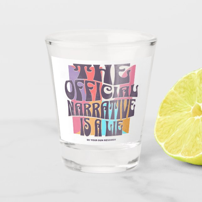 Copo De Shot Retro Conspiracy Theory (Frente)