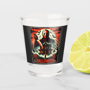 Copo De Shot Retro Halloween Horror Night 80s Slasher Vibes