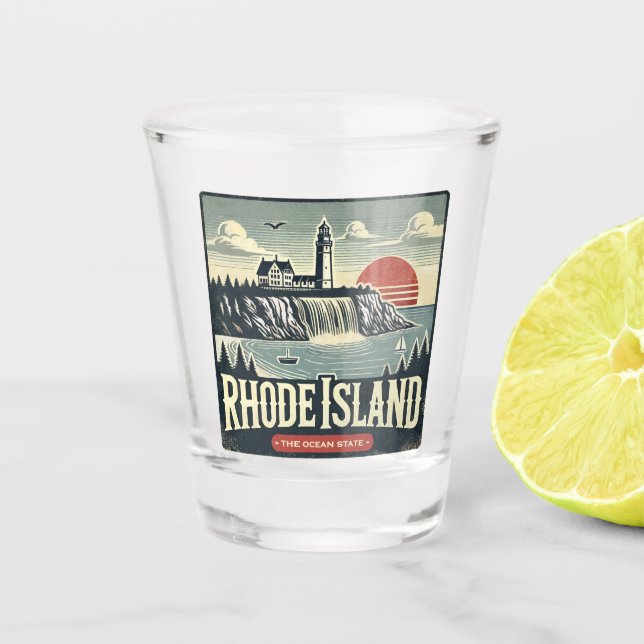 Copo De Shot Rhode Island (Frente)
