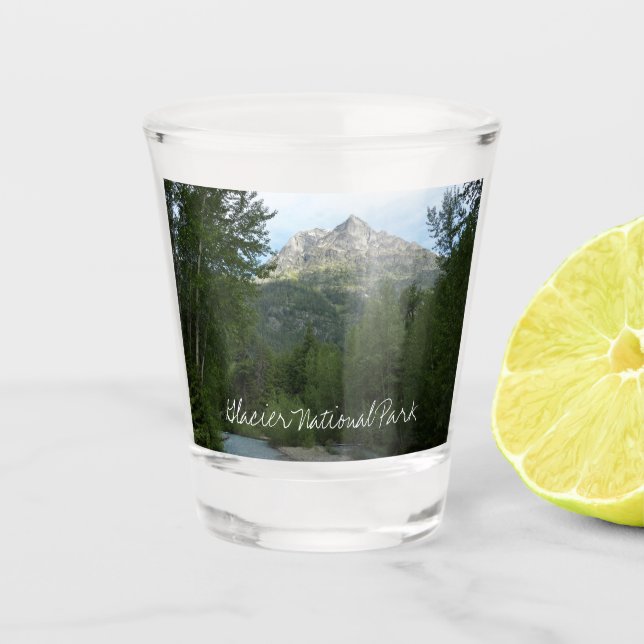 Copo De Shot Ribeiro McDonald no Parque Nacional Glacier (Frente)