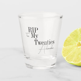 Copo De Shot RIP mínimo de 20s de aniversário de 30 anos
