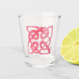 Copo De Shot ROSA CELTIC KNOT Shot Glass