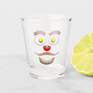 Copo De Shot Rosto Feliz de Brunch