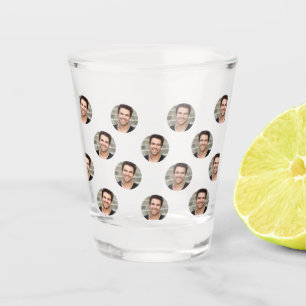 Copo De Shot Rosto personalizado engraçado, foto personalizada