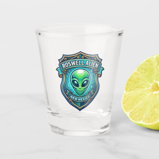 Copo De Shot Roswell Alien EUA (Frente)