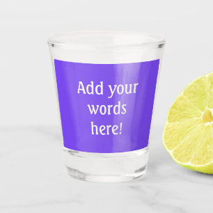 Copo De Shot Roxo Personalizado