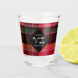 Copo De Shot RUA das Ilhas Virgens dos EUA John USVI Madras Tro