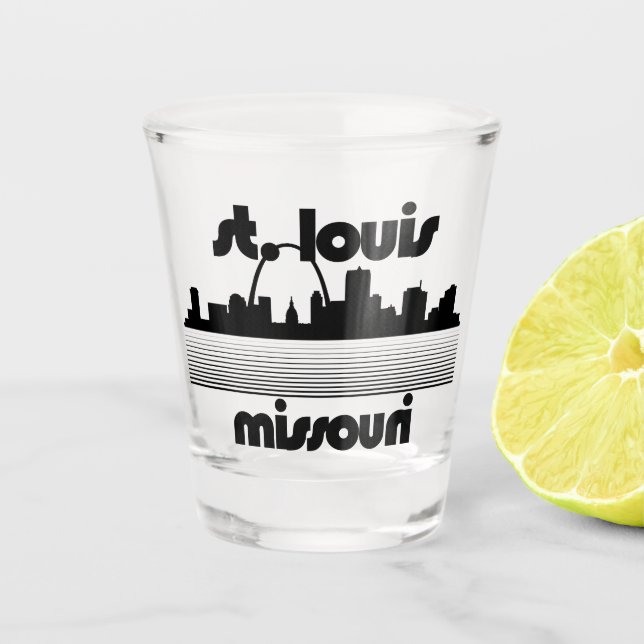 Copo De Shot Rua Louis Missouri (Frente)