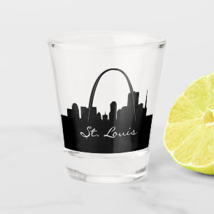 Copo De Shot Rua negra e branca, Louis Skyline