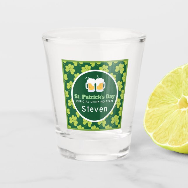 Copo De Shot Rua, o padrão de vigilância da equipe Bebendo do P (Frente)