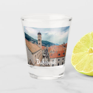 Copo De Shot Rua principal de Dubrovnik, Croácia