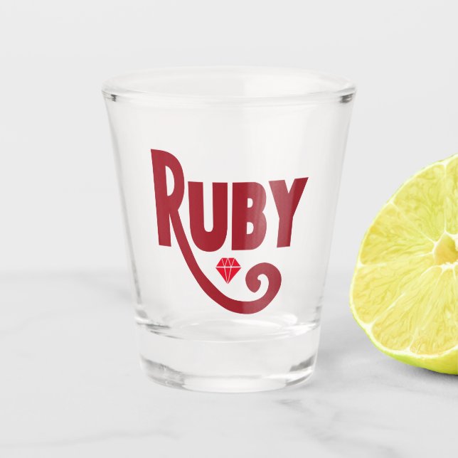 Copo De Shot Ruby (Frente)
