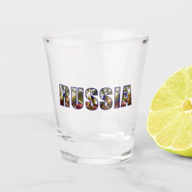 Copo De Shot Rússia (Frente)