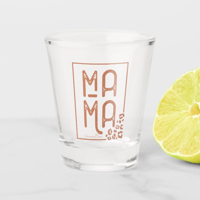 Copo De Shot Rustic Boho Mama (Frente)