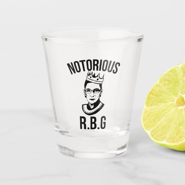 Copo De Shot Ruth Bader Ginsburg Mug, Rbg Mug, Notorioso Rbg (Frente)