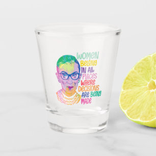 Copo De Shot Ruth Bader Ginsburg Mulheres Pertencem A Todos Os