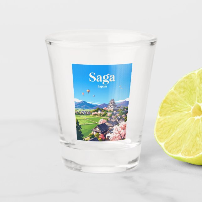 Copo De Shot Saga Japão (Frente)