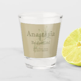 Copo De Shot Sage Personalized Bridesmaid Shot Glass