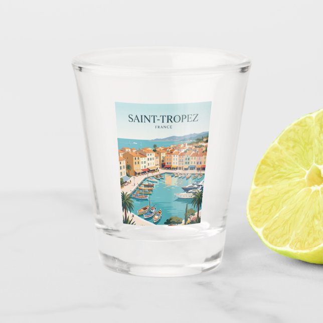 Copo De Shot Saint-Tropez França (Frente)