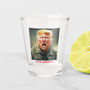 Copo De Shot Salve a América com Trump - United We Stand