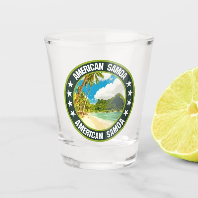 Copo De Shot Samoa Americana (Frente)