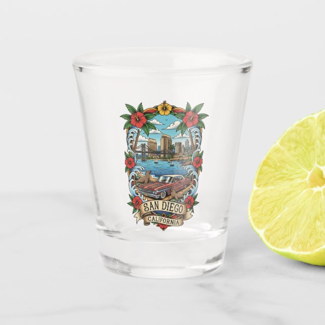 Copo De Shot San Diego Califórnia (Frente)