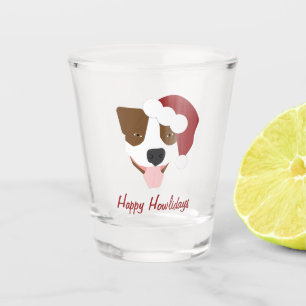 Copo De Shot Santa Dog - Personalizável