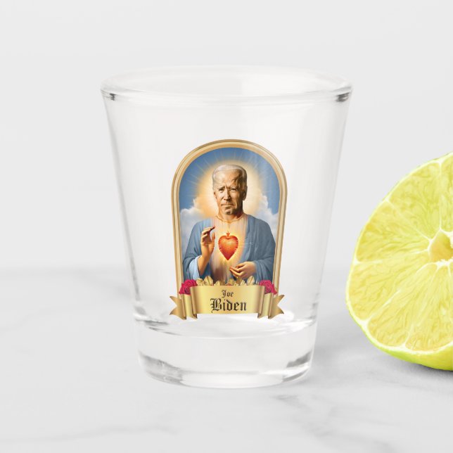 Copo De Shot Santo Joe Biden Prayer Candle (Frente)