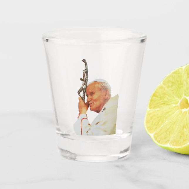 Copo De Shot Santo Papa João Paulo II (Frente)