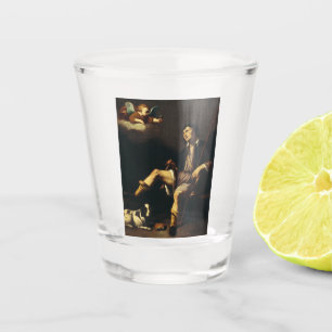 Copo De Shot Santo Roch e o Anjo pela Cara François