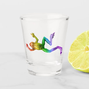 Copo De Shot Sapo colorido arco-íris de SlipperyJoe renderizado