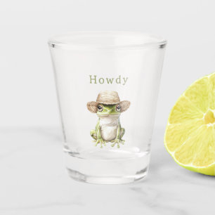 Copo De Shot Sapo Verde com Chapéu