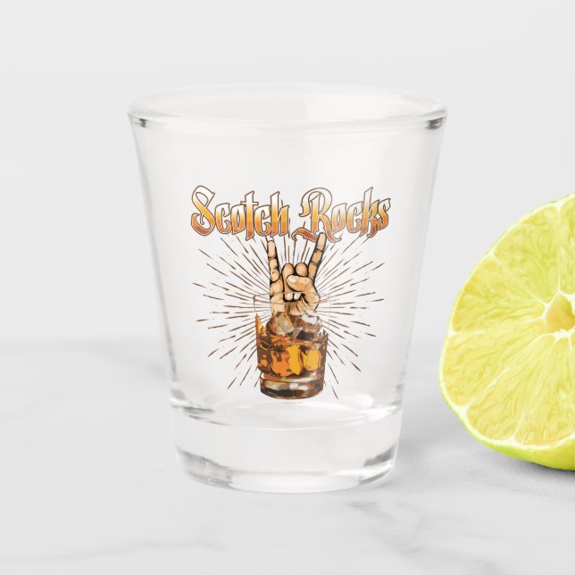 Copo De Shot Scotch Rocks (Frente)