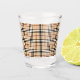 Copo De Shot Scottish Tartan Pattern